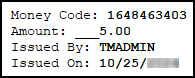An example of a mobilecomm message.