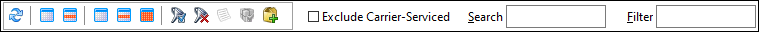 pickups tab toolbar