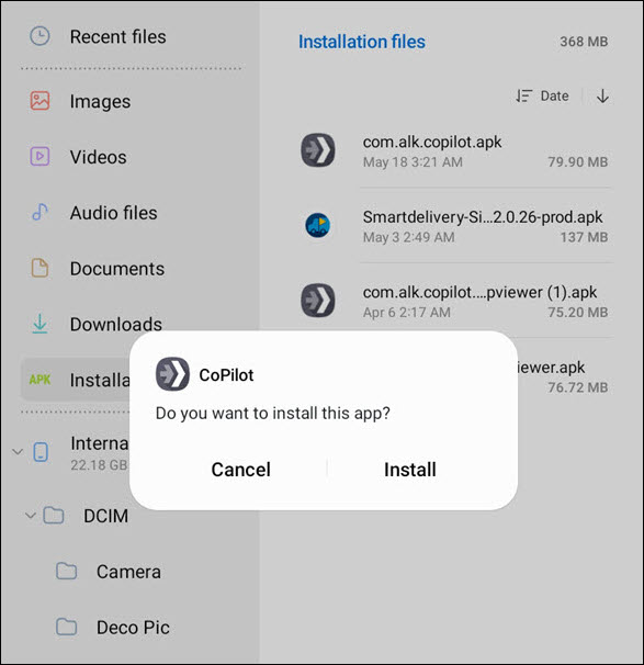 Install CoPilot