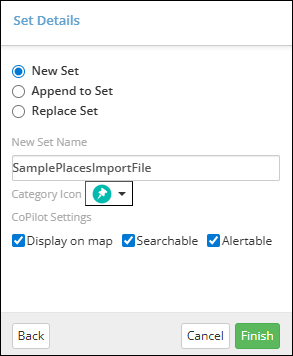 custom places set details