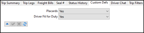 The Custom Defs tab.