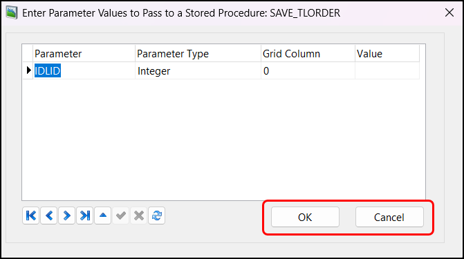 The OK and Cancel options.