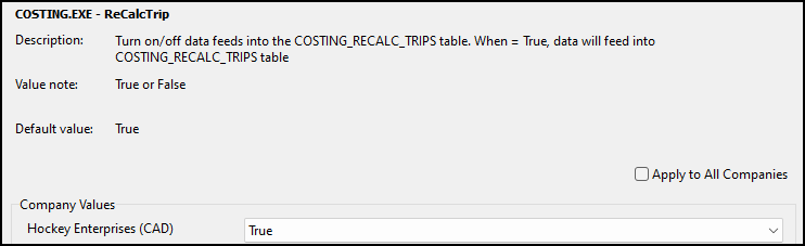The RecalcTrip app config.