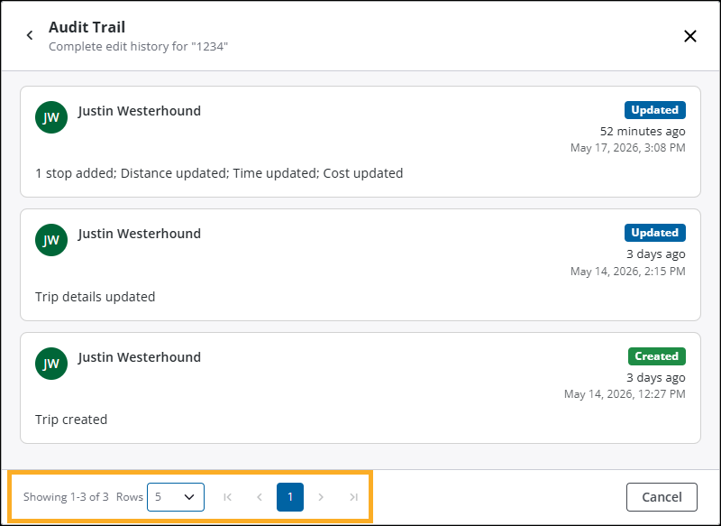 AuditTrailHistory
