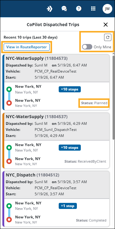 CPDispatchedTripsPane