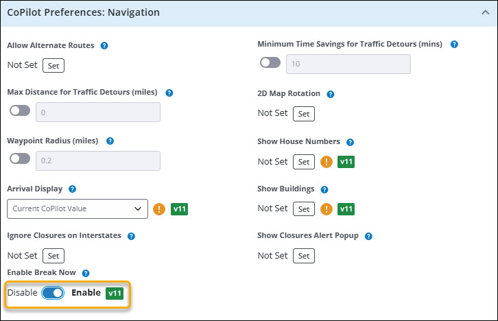 account manager setting
