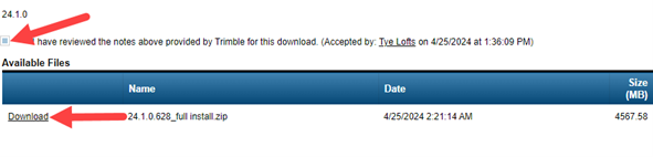 available files