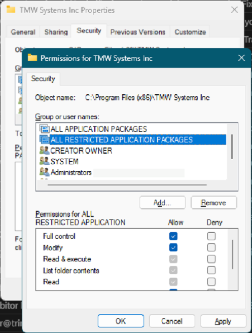 security properties