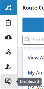 RouteReporter Dashboard tab