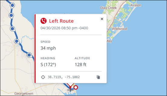 map popup