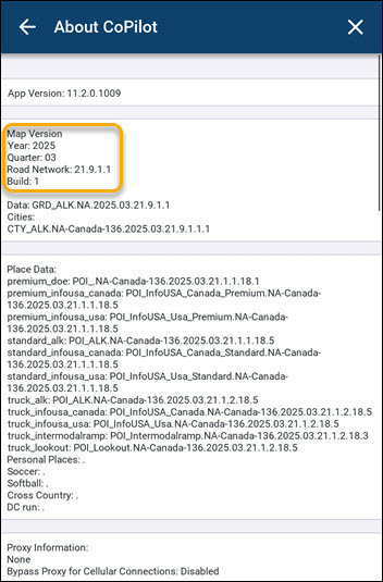 latest map data