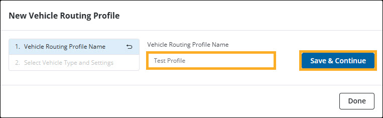 Vehicleroutingprofilename
