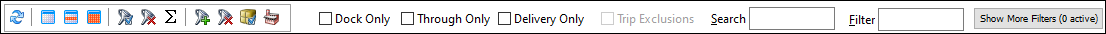 crossdock tab toolbar