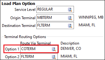 A load plan for MBTERM to FLTERM