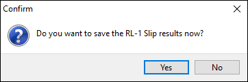 A confirmation message.