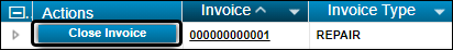 Invoice CloseInvoice