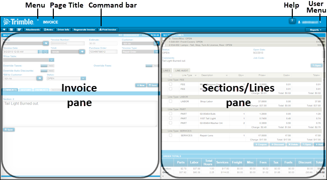 Invoice Page SML