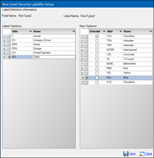 rlslabelfilesetup