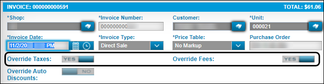 Invoice Header1