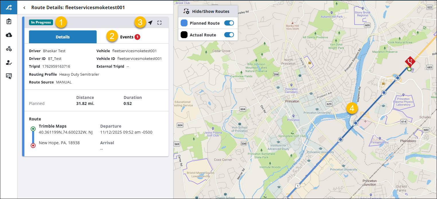 Live GPS Pings on Map