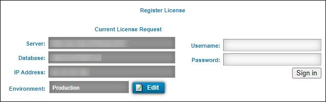 Register License