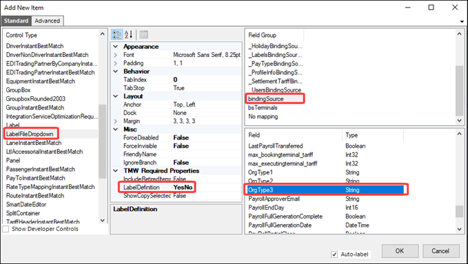 QDStandardTab