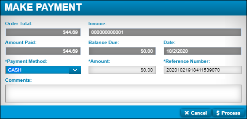 Invoice Make Payment