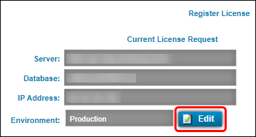 Register License EDIT