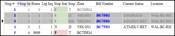 attempted stops 16