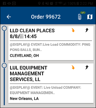 Picture of an Order page.