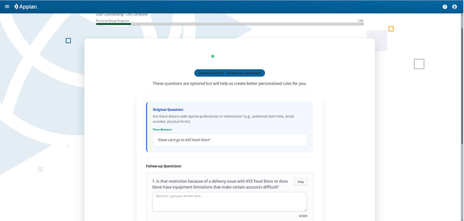 App-guided Rules set up