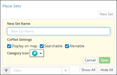 custom places new set